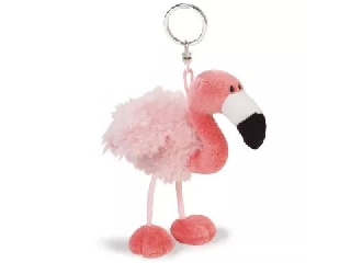 Nici: Summer flamingó plüss kulcstartó - 10 cm