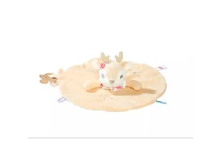 Nicotoy: Őzike mintás bébirongyi - 24 x 24 cm