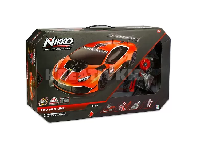 Nikko Lamborghini Huracan LP 620-2 Super Trofeo távirányítós RC autó