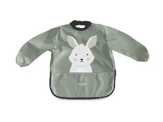 Nuvita 2db-os vízálló ujjas előke - Sage Green 4372