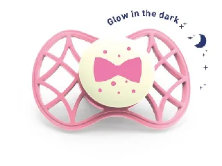 Nuvita Air.55 Cool! éjszakai cumi védőkupakkal 6hó+ - Glow Flamingo - 7085