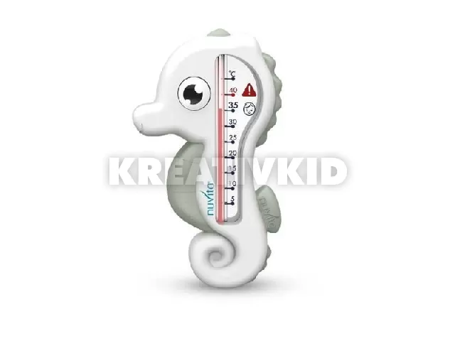 Nuvita csikóhal alakú vízhőmérő - hamvas zöld - 1001