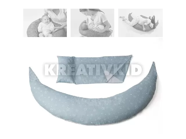 Nuvita Dreamwizard terhességi és szoptatós párna - Gray Star - 7100