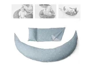 Nuvita Dreamwizard terhességi és szoptatós párna - Gray Star - 7100