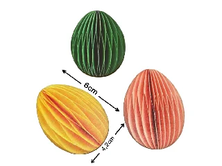 Nyomtatott dekortojás 6cm 3db/csomag