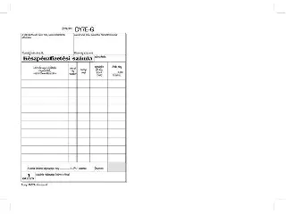 Nyomtatvány, készpénzfizetési számlatömb, egy ÁFÁs, 50x3, A5, VICTORIA PAPER,