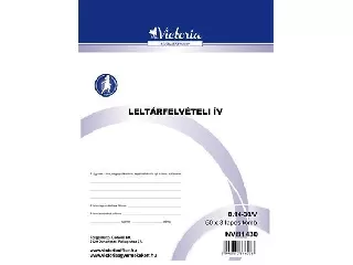 Nyomtatvány, leltárfelvételi ív, 50x3, A4, VICTORIA PAPER,