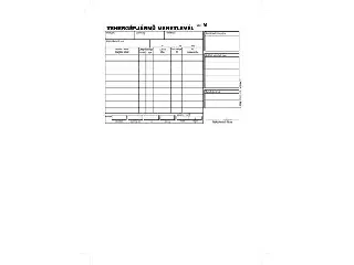 Nyomtatvány, menetlevél, tehergépjármű, 100 lap, A4, fekvő, VICTORIA PAPER, 