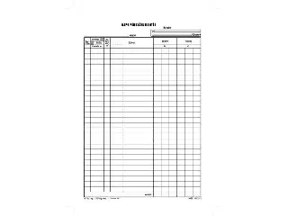 Nyomtatvány, napi pénztárjelentés, 25x4, A4, VICTORIA PAPER