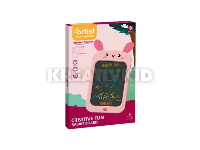 Nyuszis LCD színes rajztábla - 28,5 cm