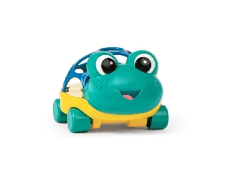Oball Autó és csörgő, 2in1 Curious Car, teknős, Neptune™, 3 hó+
