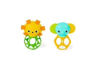 Oball Játék, rágóka, Soother Pals™, Easy-Grasp, 2 db, 3 hó+