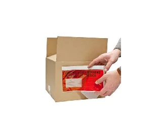 Okmánykísérő tasak, C/5, öntapadós, 240x185 mm, piros