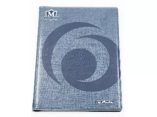 Okmánytartó nagy, 6 lapos, 10x13,5 - Szürkében szürke