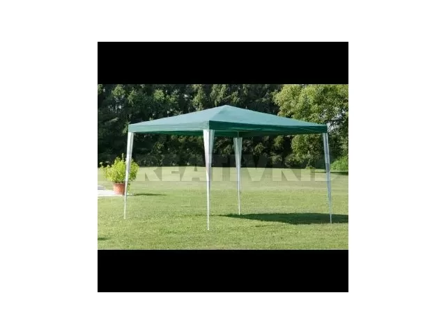 Oldalfal nélküli pavilon, fehér - 3 x 3 méter