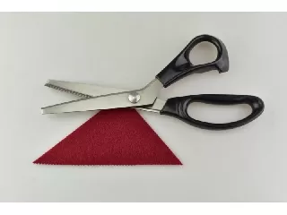 Olló cikkcakk,3 mm háromszöges