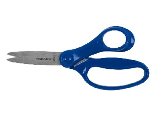 Olló, iskolai, 15 cm, FISKARS, kék