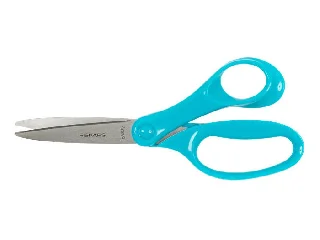 Olló, iskolai, 18 cm, FISKARS,  türkizkék