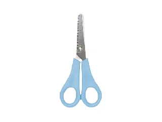 Olló, iskolai, kerekített, 13,5 cm, FOLIA, vegyes színek