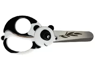 Olló, óvodai, 13 cm, FISKARS, panda