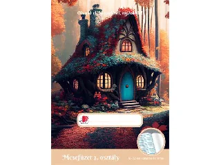 Olvasónapló, tűzött, A5, 32 lap, 2. osztály, ICO