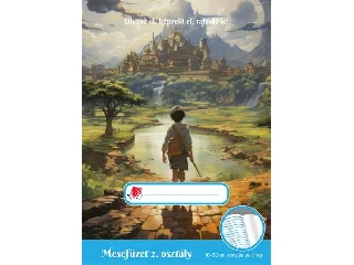 Olvasónapló, tűzött, A5, 32 lap, 2. osztály, ICO