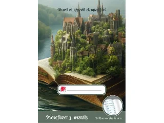 Olvasónapló, tűzött, A5, 32 lap, 3. osztály, ICO