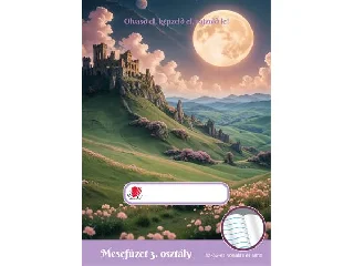 Olvasónapló, tűzött, A5, 32 lap, 3. osztály, ICO