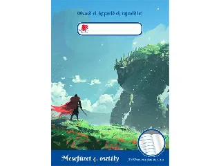 Olvasónapló, tűzött, A5, 32 lap, 4. osztály, ICO 