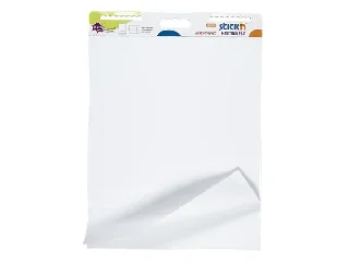 Öntapadó flipchartpapír, 76,2x63,5 cm, 2x30 lap, STICK N, fehér