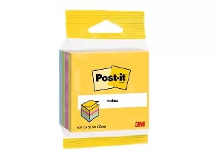 Öntapadó jegyzettömb, 51x51 mm, 400 lap, bliszteres, 3M POSTIT, ultra színek