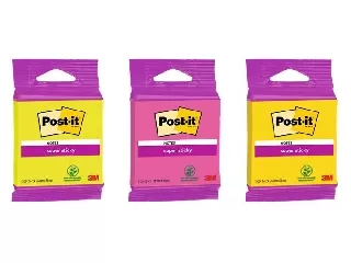 Öntapadó jegyzettömb, 76×76 mm, 75 lap, 3M POSTIT 