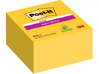 Öntapadó jegyzettömb, 76x76 mm, 350 lap, 3M POSTIT 