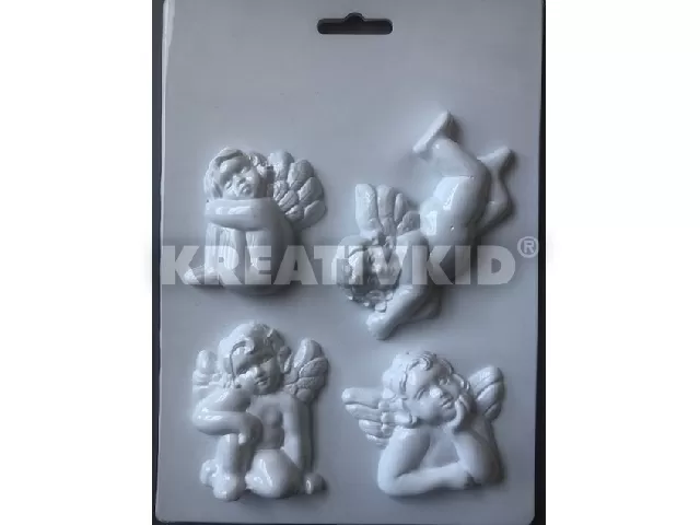 Öntőforma - 4 angyalka