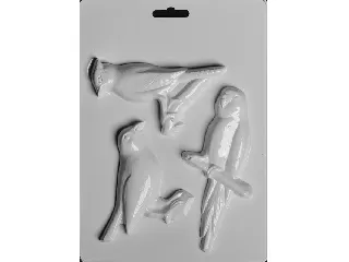 Öntőforma - Madarak 3db-os