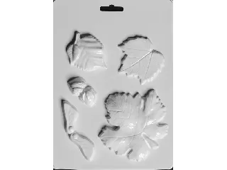 Öntőforma - Őszi levelek, mogyoró