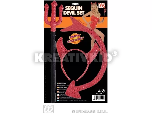 Ördög szett (ördögszarv,vasvilla,ördögfarok)