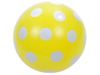 Óriás labda - 600 mm átmérő felfújatlan sárga 