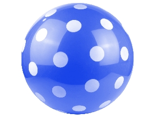 Óriás labda - 600 mm átmérő felfújatlan kék 
