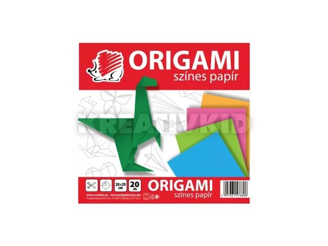 Origami papír, 20x20 cm, ICO