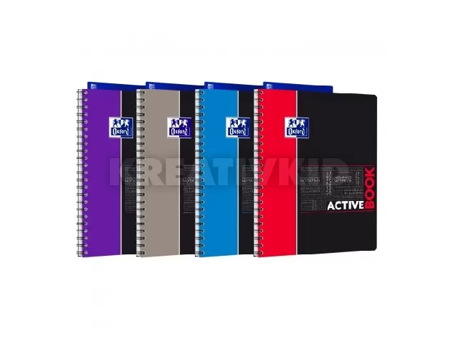 Oxford Student Activebook PP A4/80 lap kockás