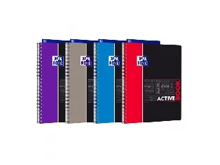 Oxford Student Activebook PP A4/80 lap kockás
