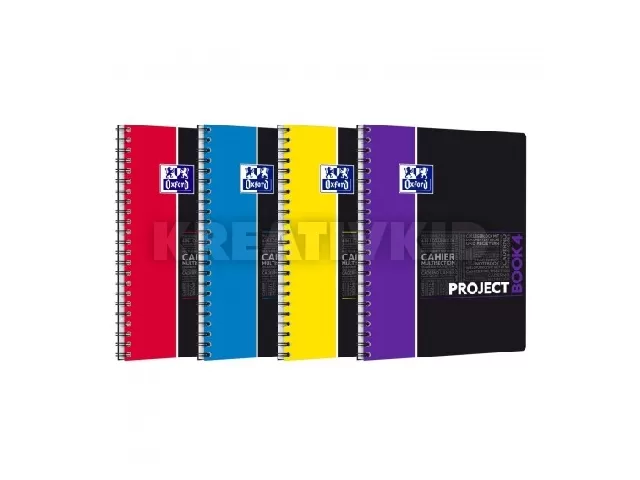 Oxford Student Projectbook PP A4/80 lap kockás