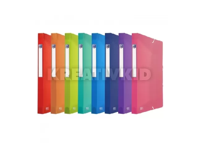 Oxford Urban füzetbox A4 PP 25 mm vegyes színek