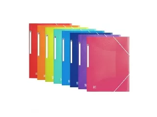 Oxford Urban gumis mappa A4 PP vegyes színek