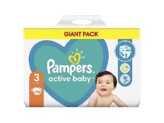 Pampers Active Baby 3 Giant Pack pelenka 6-10kg 90db
