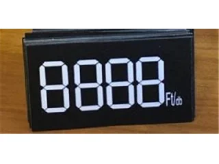 Papír árjelző digitális karakterekkel, 30x55 mm, 200 db/cs, fekete