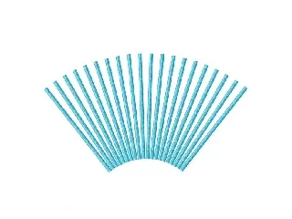 Papír szívószál 20 darab/csomag kék