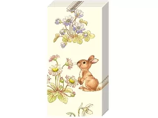 Papír zsebkendő 4 rétegű 10 db/cs - IHR Nyuszi