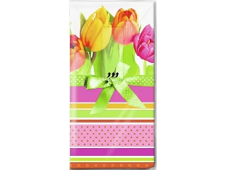 Papír zsebkendő 4 rétegű 10 db/cs - Paper+Design Tulipán